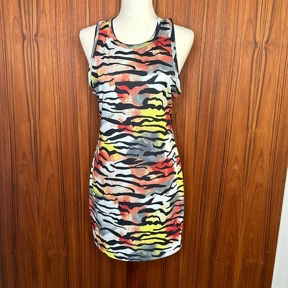 Ed Hardy dress Large zebra NWT